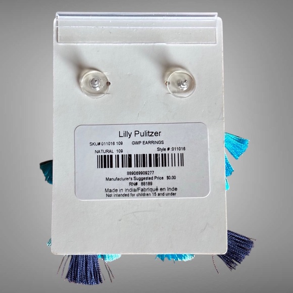 🌸NWT Lilly Pulitzer Fishy Kiss Earrings - Picture 3 of 4